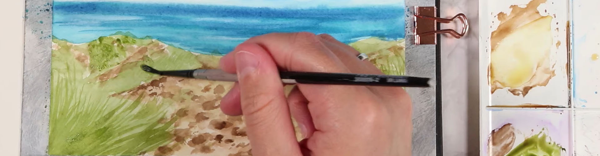 Watercolour for Beginners – Beach Scene